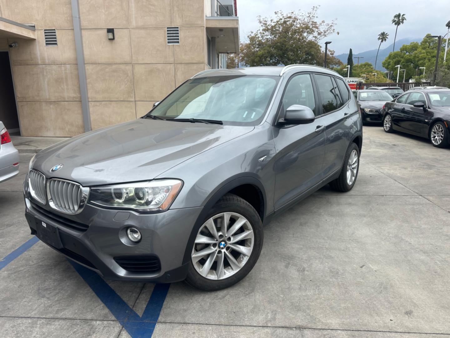 2016 Gray /Black BMW X3 Leather (5UXWX9C56G0) with an 4 Cylinder engine, Automatic transmission, located at 30 S. Berkeley Avenue, Pasadena, CA, 91107, (626) 248-7567, 34.145447, -118.109398 - The 2016 BMW X3 xDrive epitomizes the perfect blend of luxury, performance, and practicality, making it a standout choice in the premium compact SUV segment. With its sophisticated design, powerful engine options, and advanced technology, the X3 xDrive offers an exceptional driving experience. Wheth - Photo#0